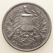 1 peso Guatemala 1894 PAS5994