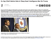 Deep State intelligence war on Trump