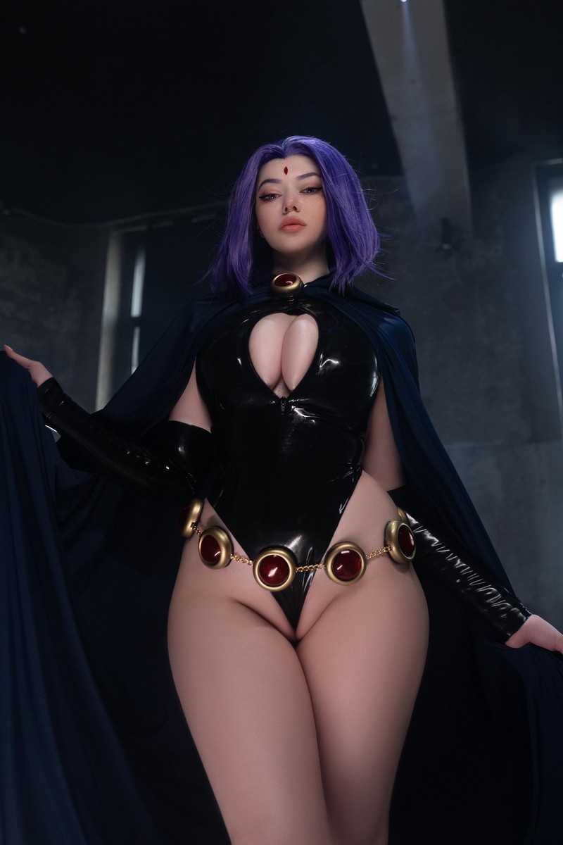 Alina Becker Raven Cosplay DC 角色高清写真图集【51P-35.3M】插图7