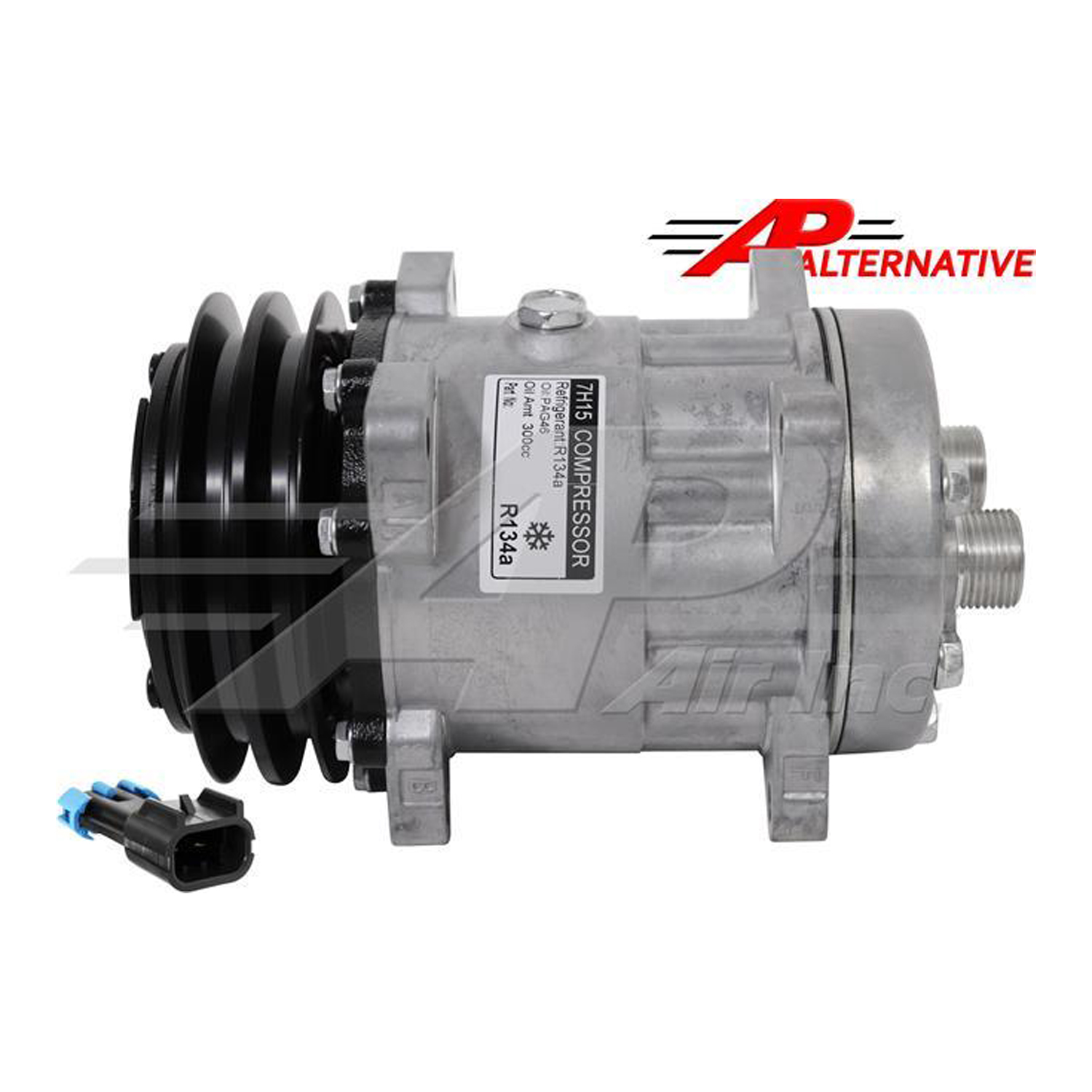 New Compressor for Alternative SD7H15 - 132mm 2 Groove Clutch 12V