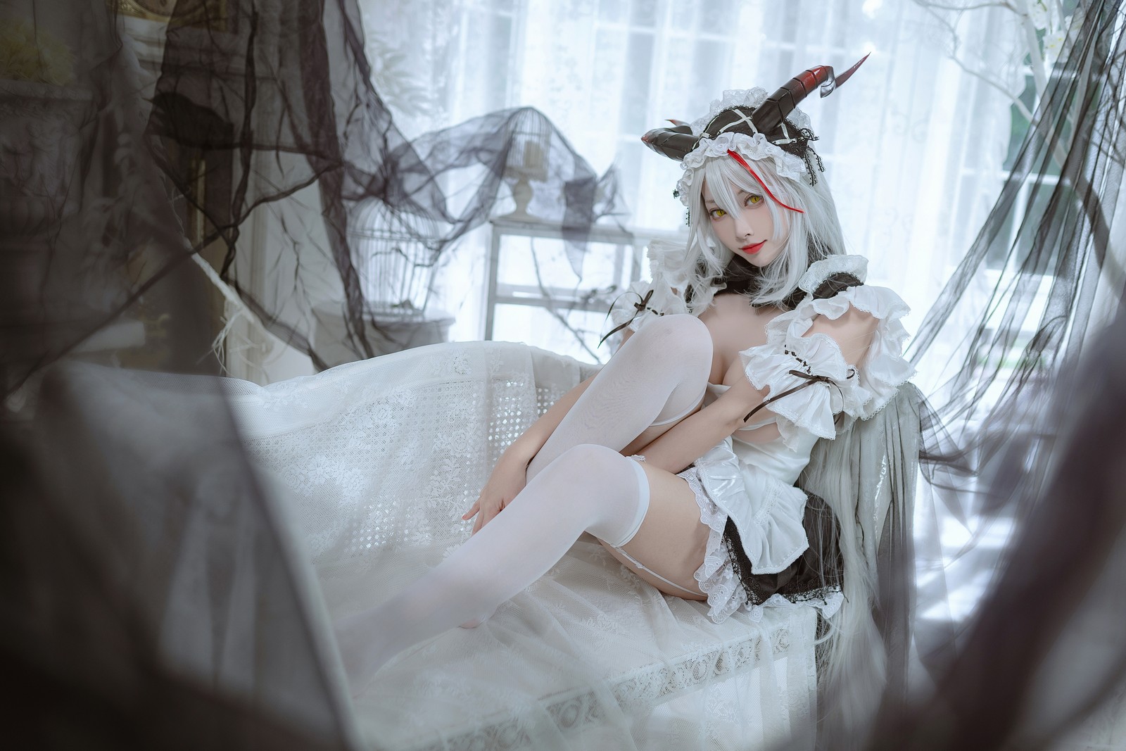 宮本桜 埃吉尔 女仆 Cosplay 写真合集｜碧蓝航线女仆主题（29P｜314MB）插图3