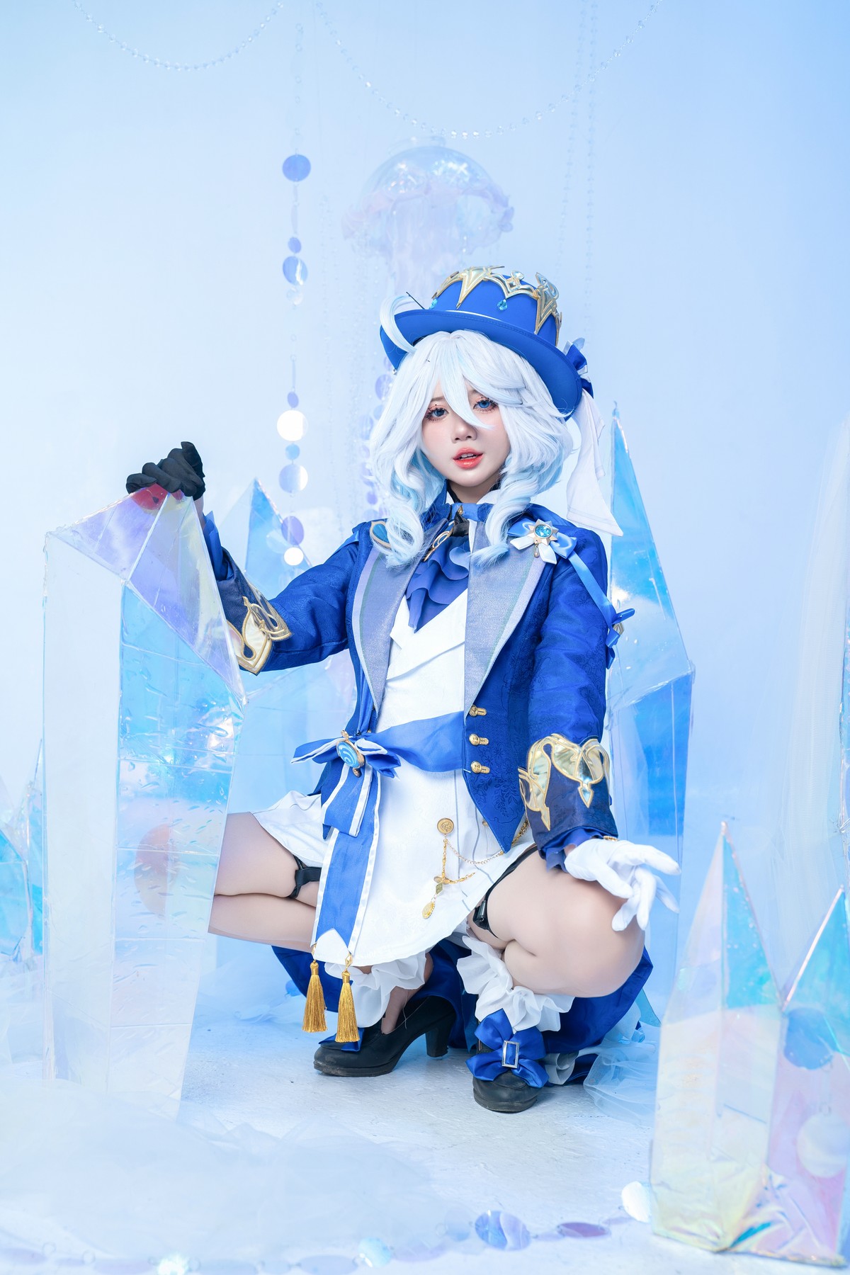PoppaChan Furina Cosplay (Genshin Impact Fontaine) – 41 Photos 195MB插图3