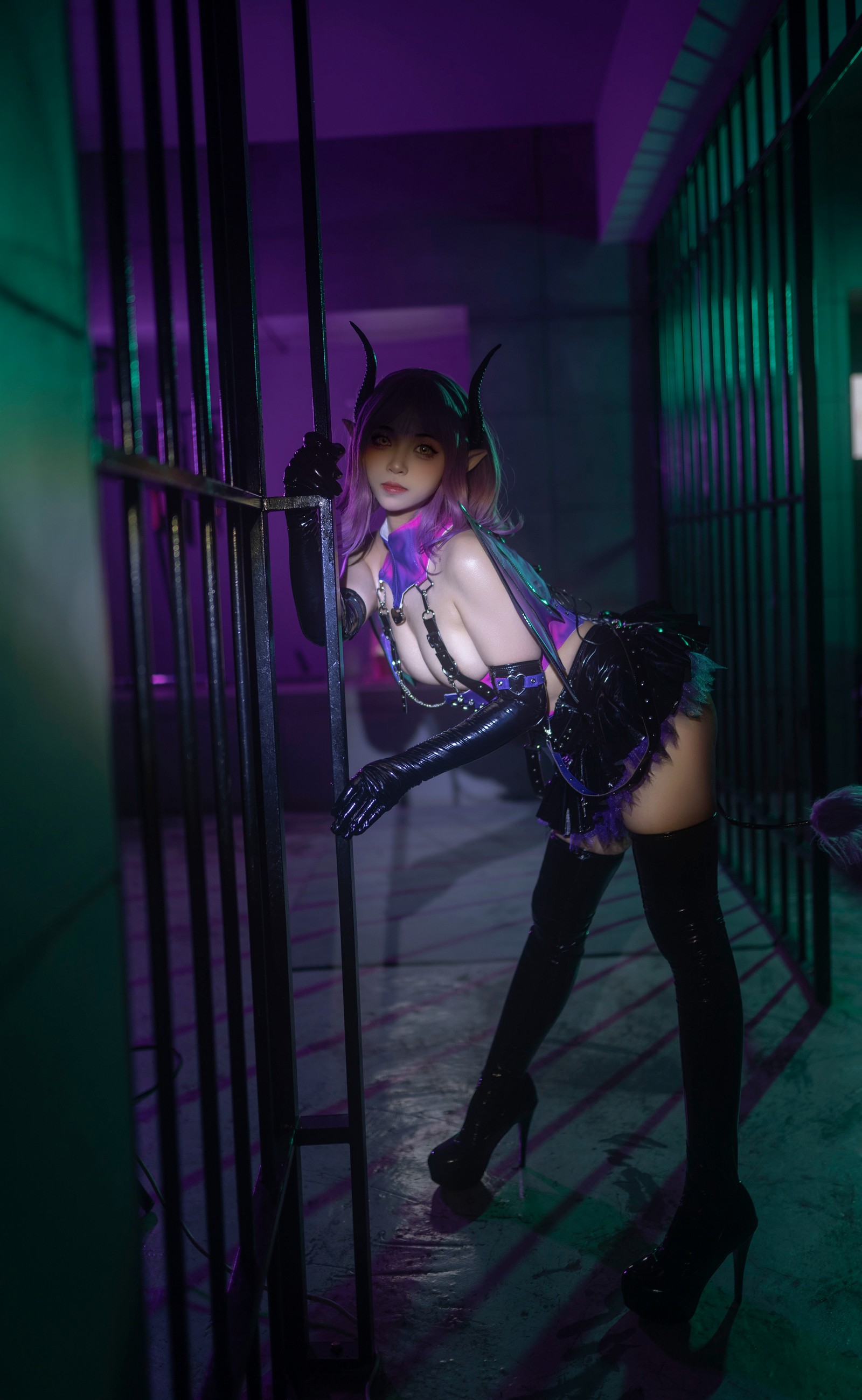 Bangni邦尼 – 囚禁魅魔 Cosplay 高清写真集（108P-1.17GB）暗黑幻想插图3