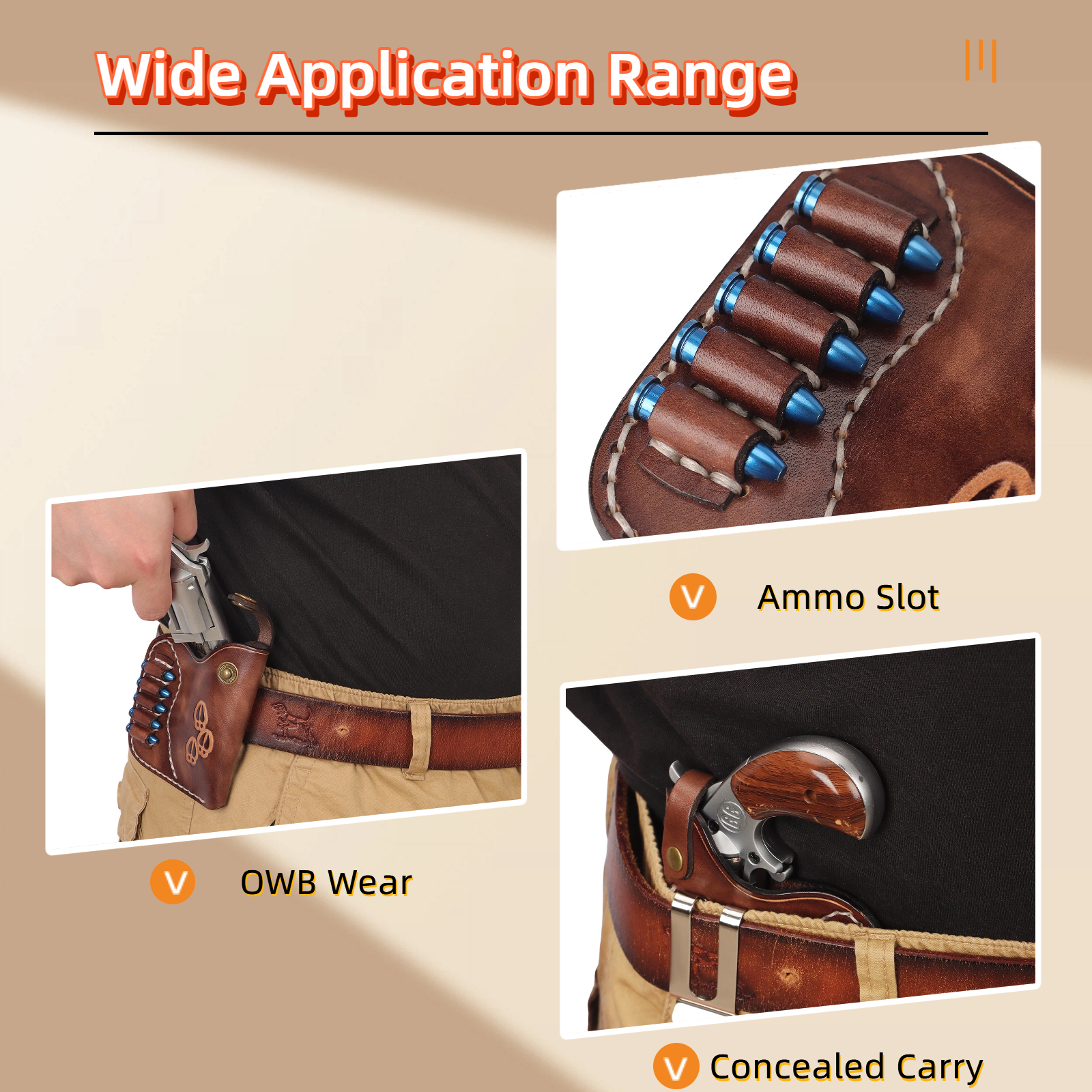 Bon 14-246 Leather Hammer Loop – Fits Belts Up To 3″ Wide, Heavy-Duty Riveted Holder, Made In USA