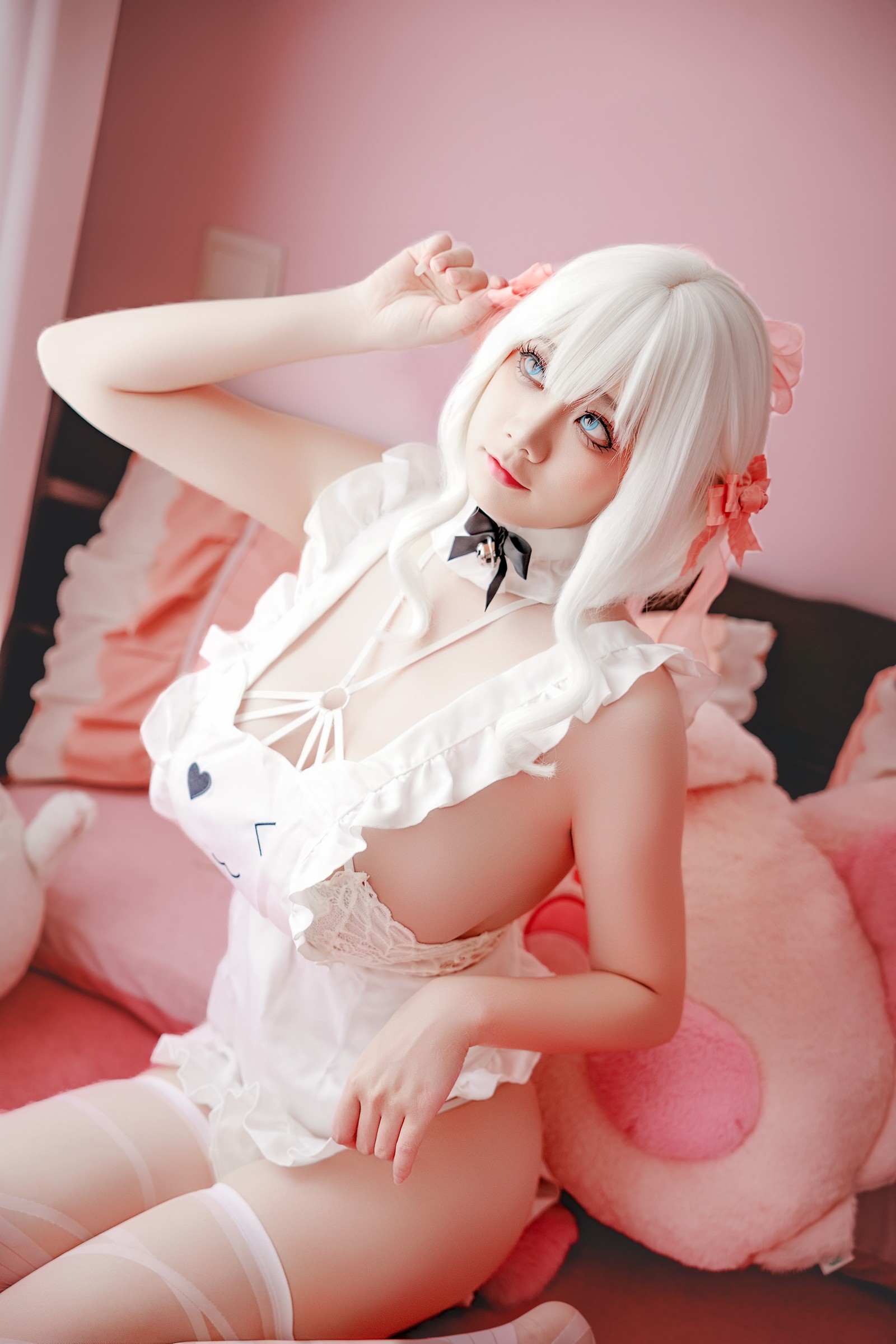 阿雪雪写真午睡围裙主题写真（90P+1V / 1.07G）居家可爱系列插图1