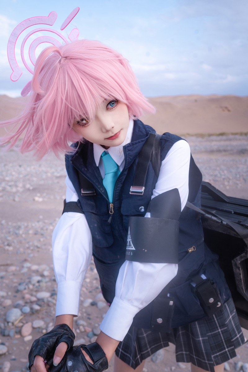 艾西Aiwest 星野Cosplay写真图集 碧蓝档案角色高清美图 49P (290.6M)插图1