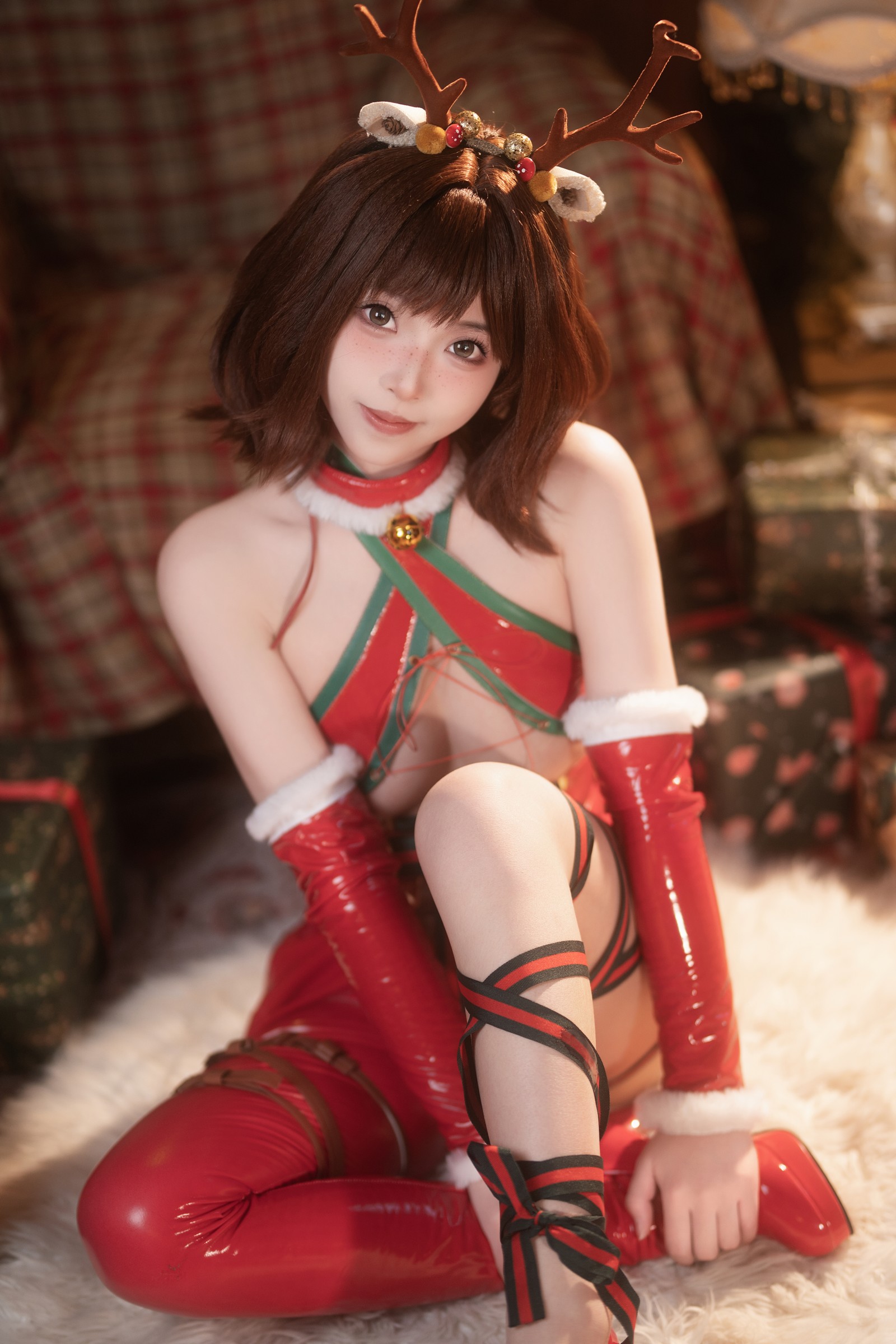 Bangni邦尼 – 圣诞小鹿 Cosplay 高清写真集（91P-7V-1.38GB）节日主题插图6