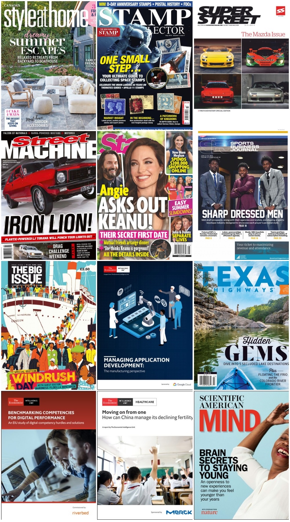 40 Assorted Magazines - June 29 2019