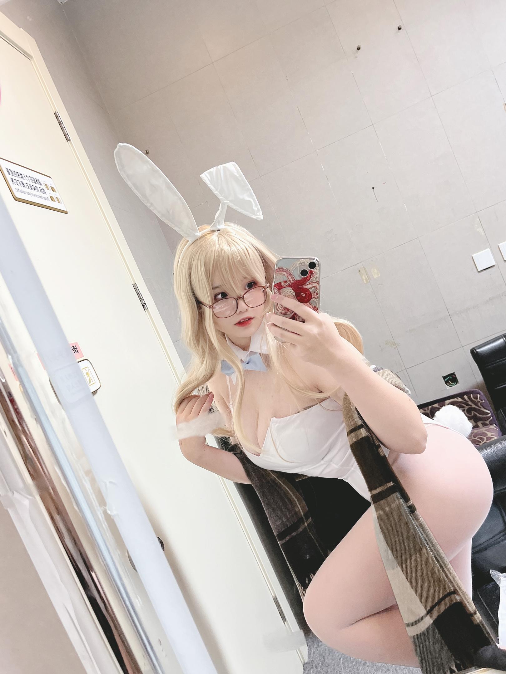 是我阿半 NO.024 蔚蓝档案 室笠茜 兔女郎 39