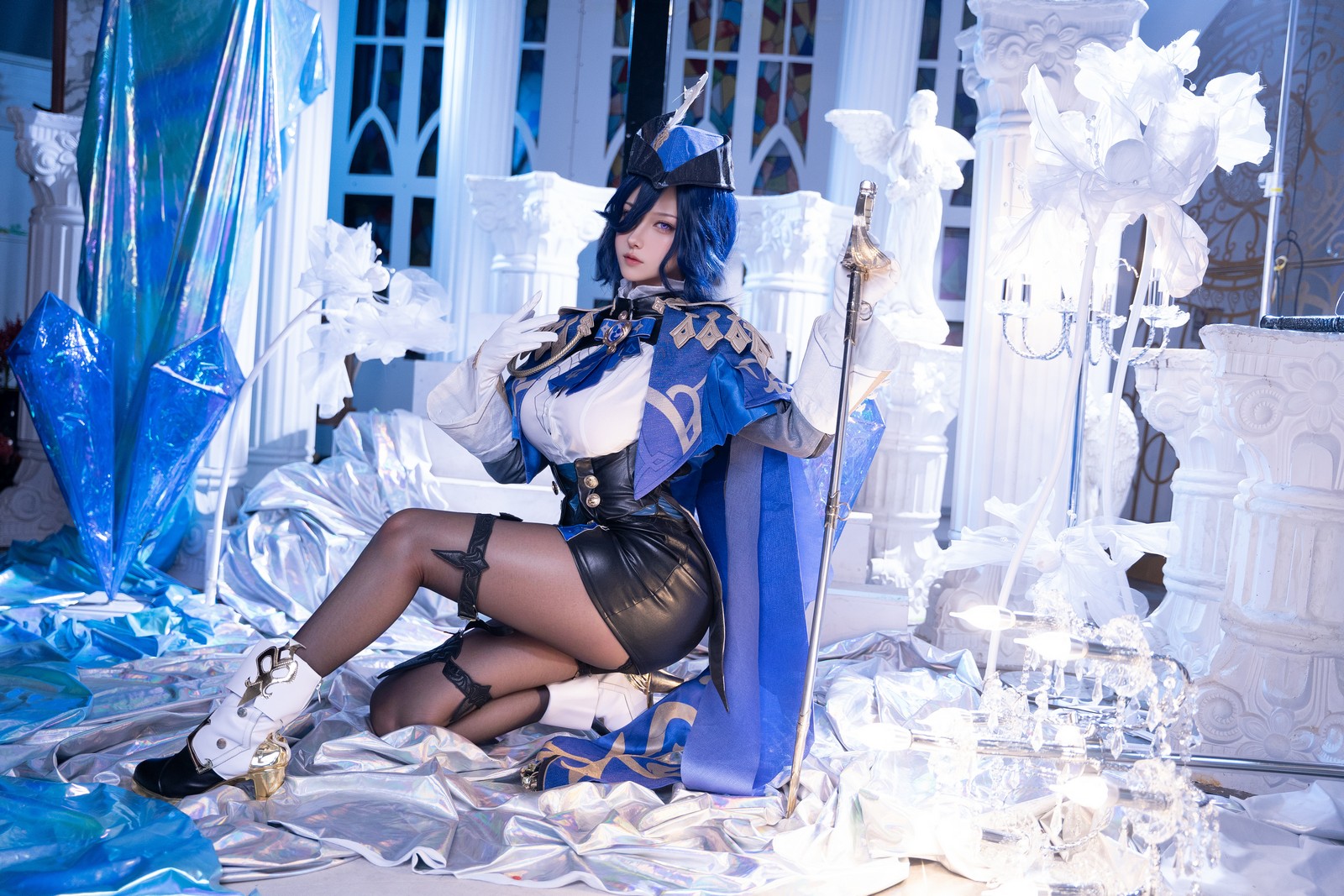 Seya-狮砸 – 原神 克洛琳德 Cosplay 高清写真（9P-104MB）插图3