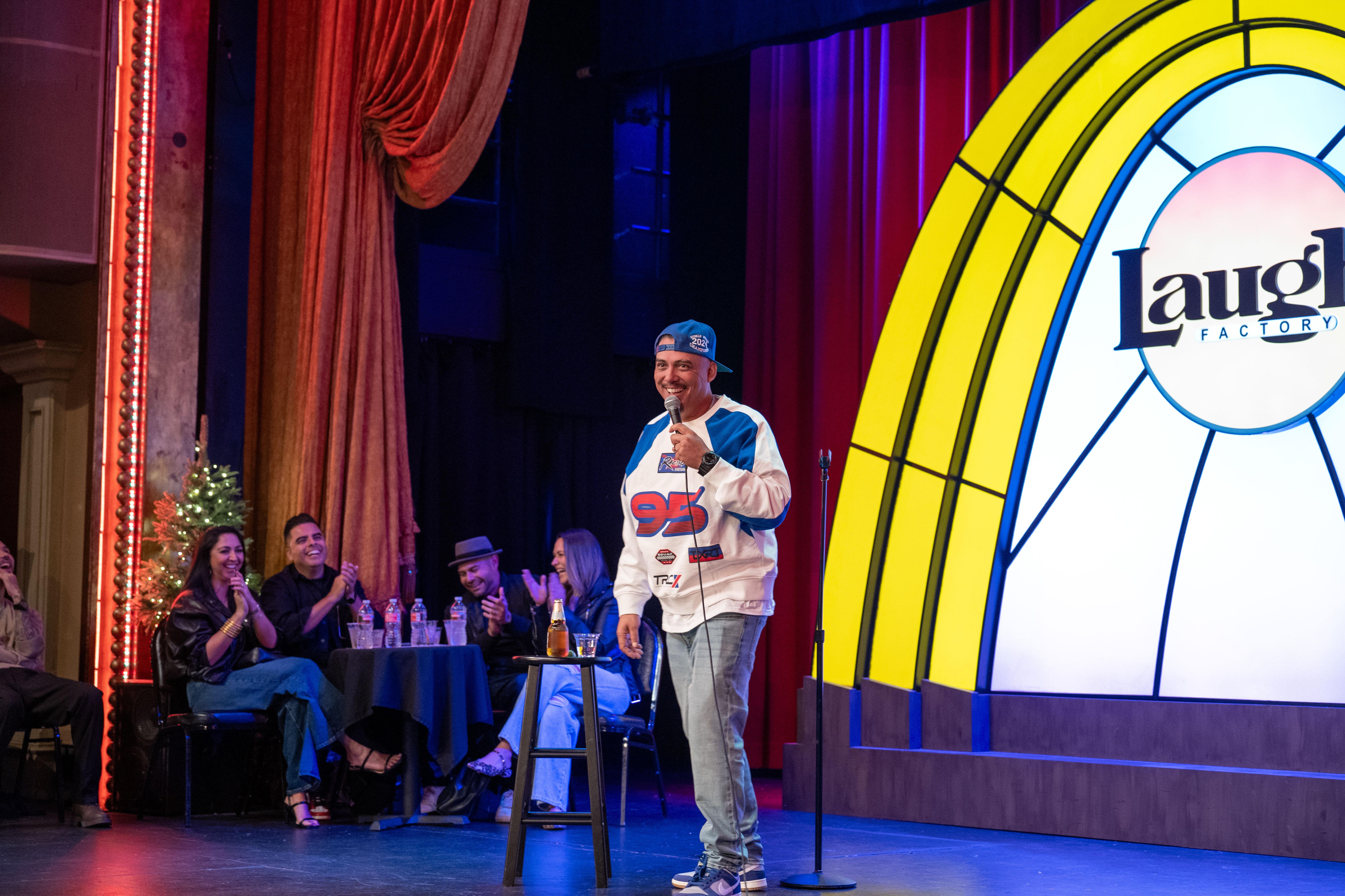 Concrete performing at Laugh Factory