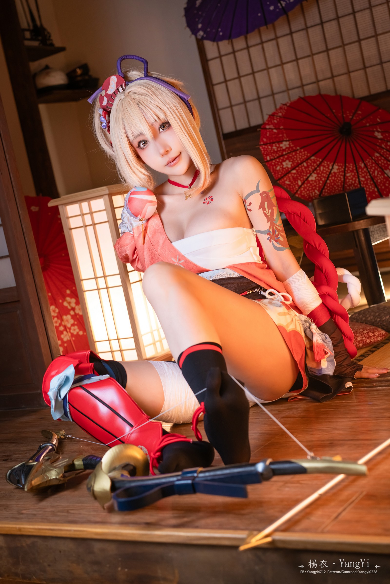 楊衣 Yangyi – Yoimiya 宵宫 Cosplay 写真视频（38P+1V-202MB）原神角色插图3