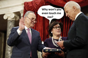 Schumer wife Biden wont