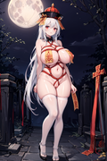 05058-2318060220-1girl-mature-female-solo-huge-breasts-sagging-breasts-jiangshi-no-bra-cleavage