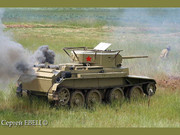 Советский легкий колесно-гусеничный танк БТ-7, "Линия Сталина", Заславль BT-717