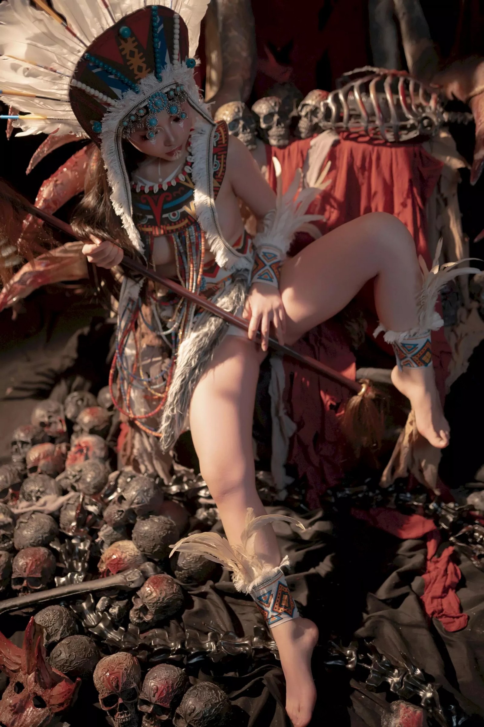 Bangni邦尼 – 印第安（紫舞龙）Cosplay 写真集（99P-355.3MB）插图8