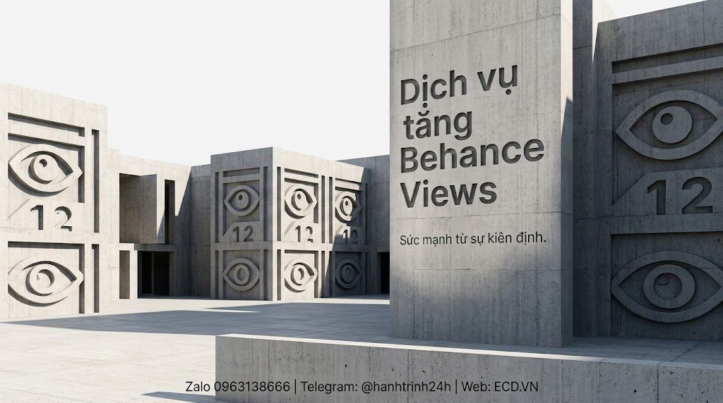 dịch vụ tăng behance views chính hãng tăng follower