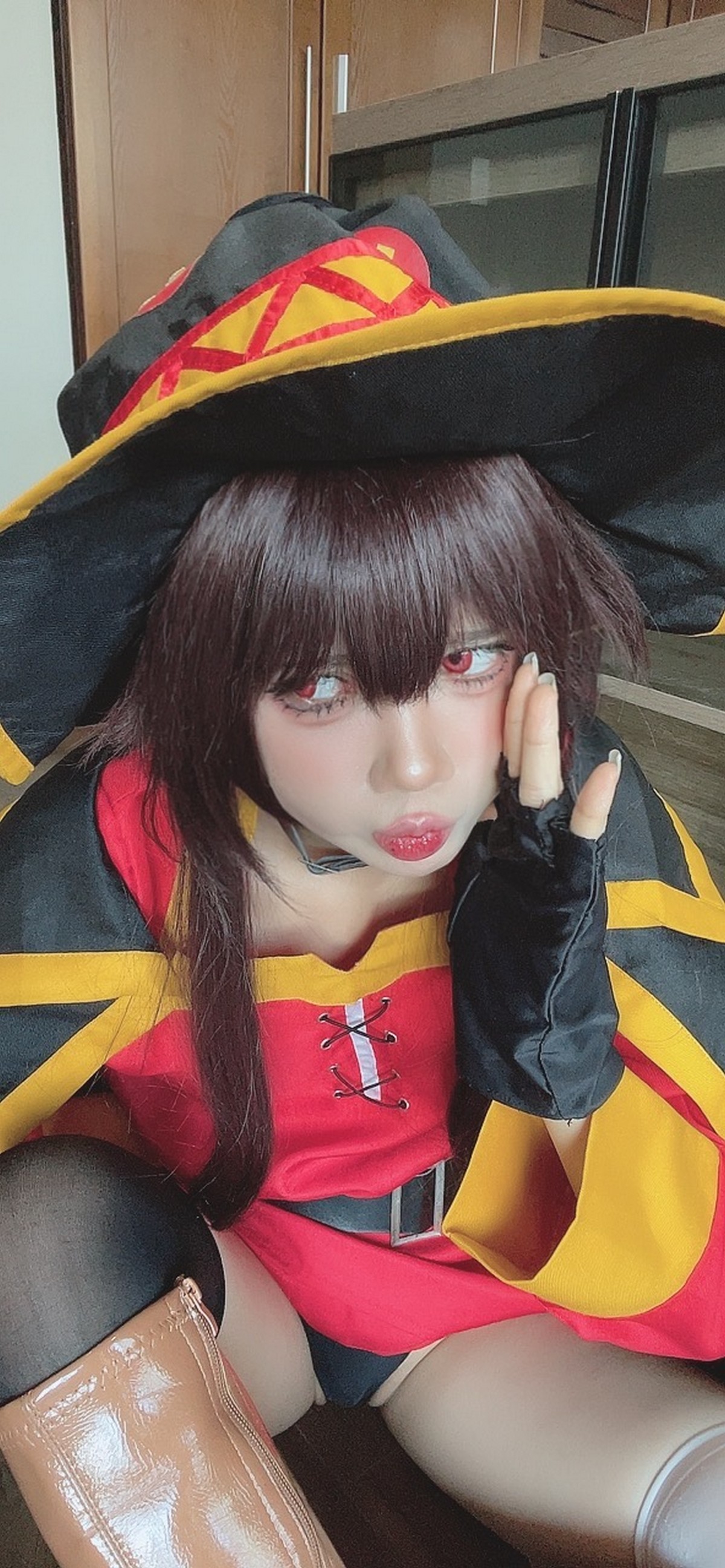 PoppaChan Megumin Cosplay (Konosuba) – 128 Photos 12 Videos 1.01GB插图5