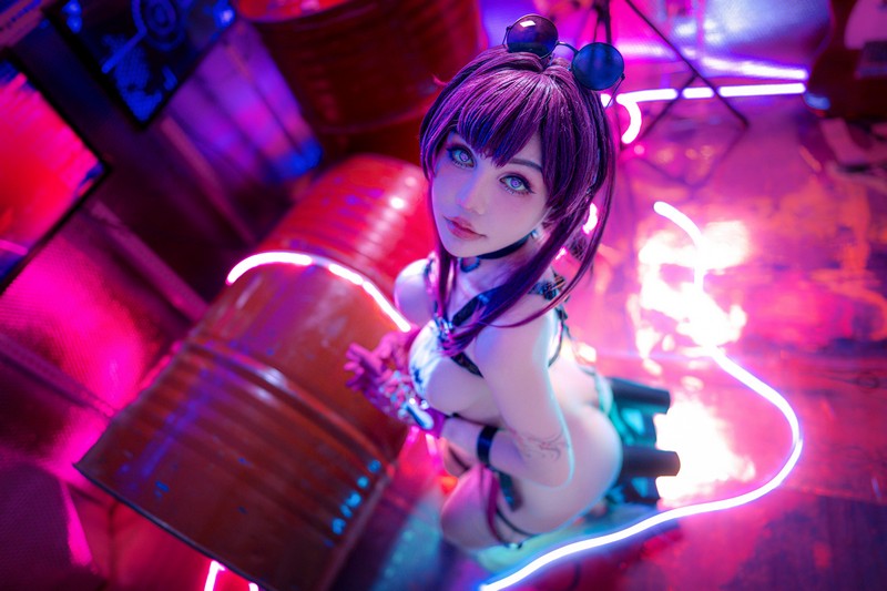 Joyce Lin2x Kafka Cosplay Honkai Star Rail 高清写真 65P插图8