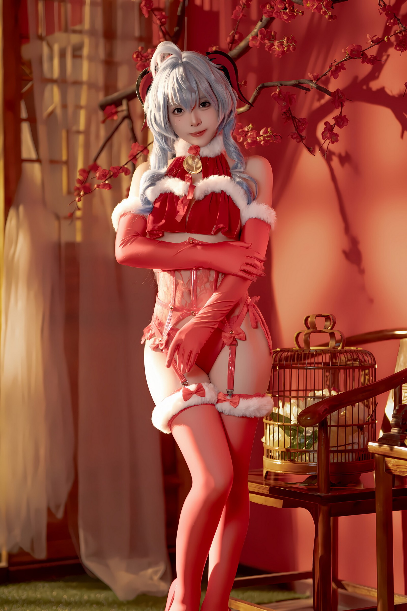 Bangni邦尼 – 甘雨新春 Cosplay 高清写真集（91P-8V-752.2MB）原神主题插图4