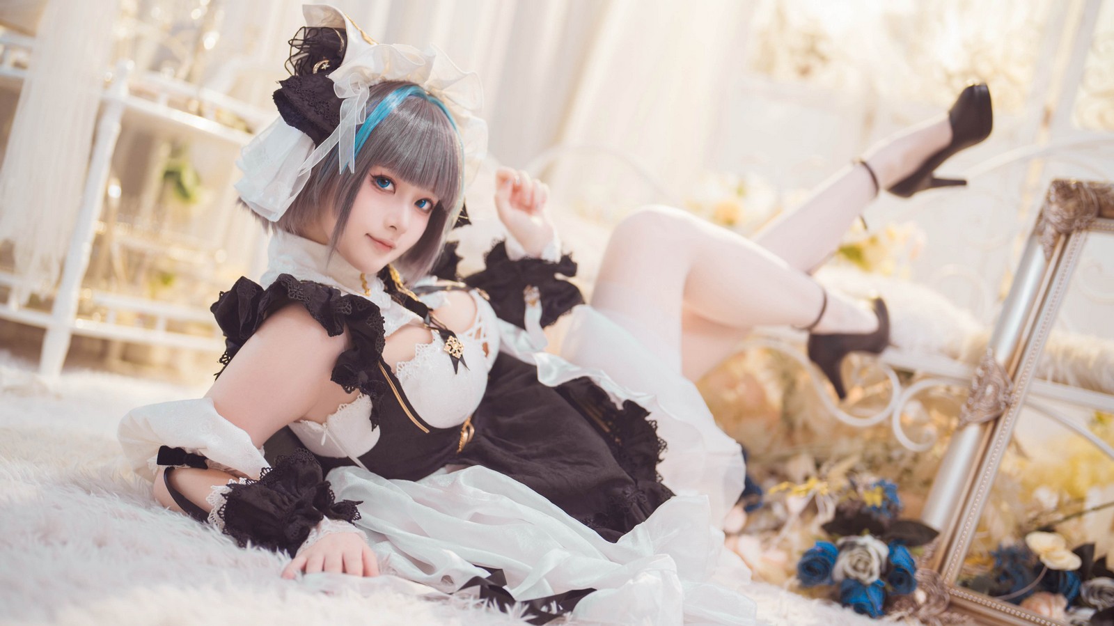 屿鱼 Yuyu 碧蓝航线 柴郡 Cosplay 写真图集｜Azur Lane（54P｜138MB）插图5