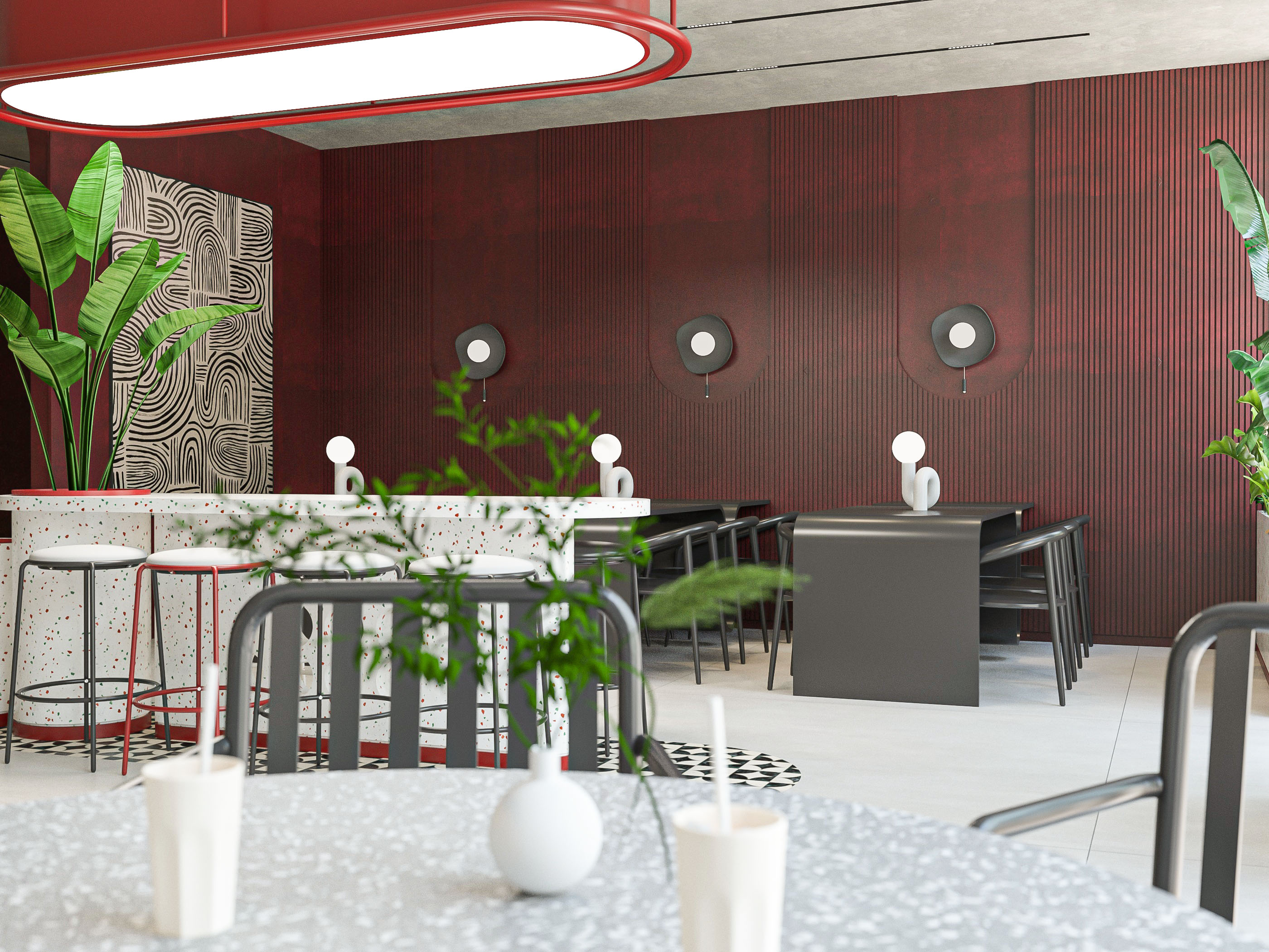 render of lighting design