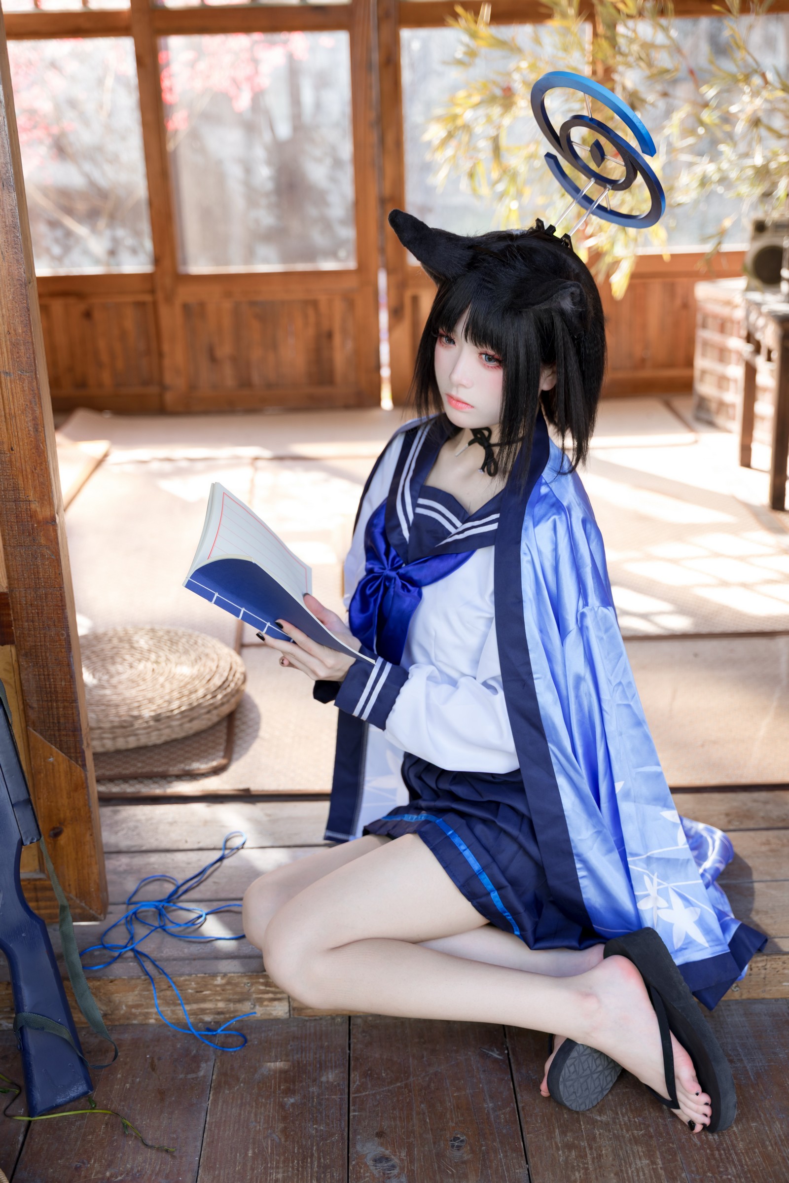 九柒喵 – 桐生桔梗 Cos 高清大合集（88P-470MB）和风旗袍写真插图9