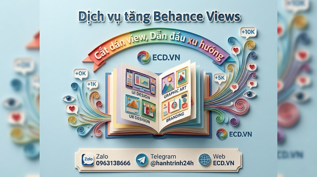 tăng behance views real tăng follower