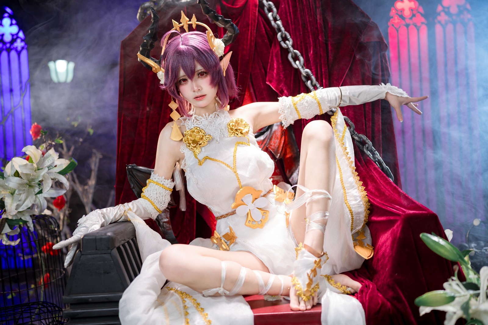 九柒喵 – 龙姬 Cos 妖系魅力写真（32P-234.6M）幻想风格图包插图3