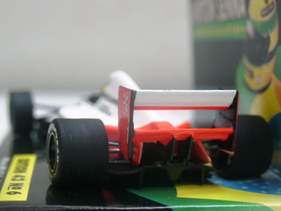 WOW EXTREMELY RARE McLaren MP4/7 Honda Senna GP Hockenheim