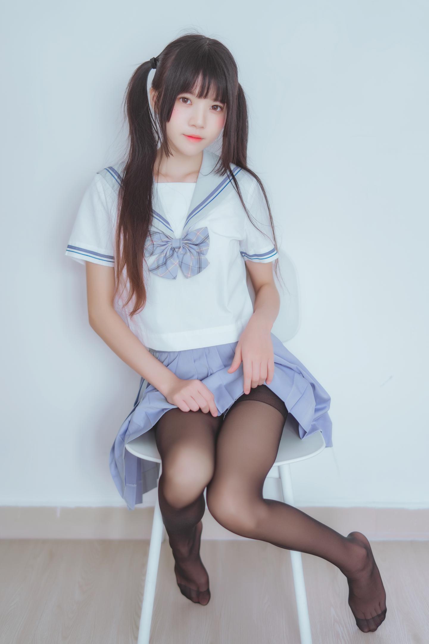 桜桃喵 NO.062 桜桃未熟2 黑丝校服 6