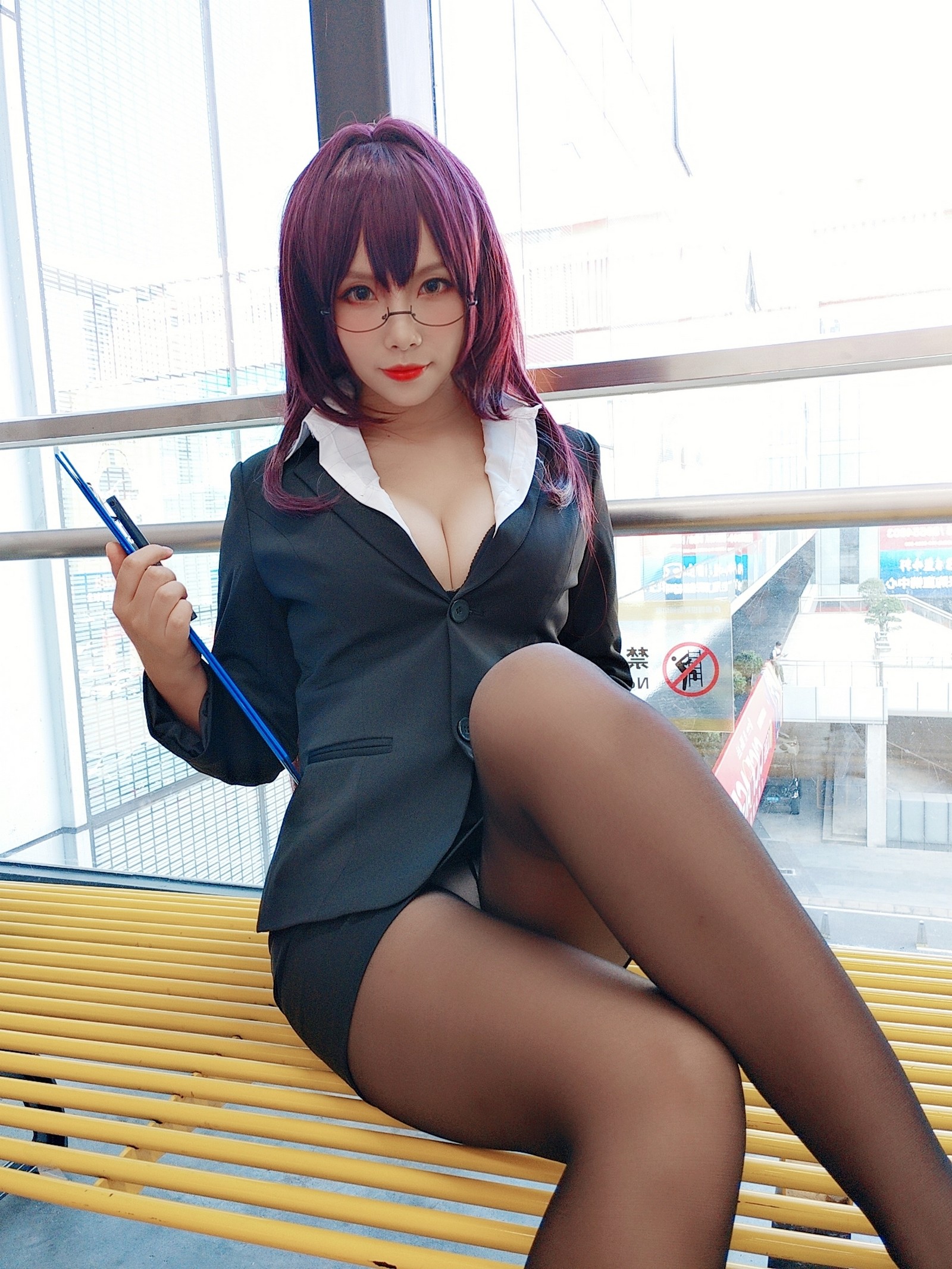 Neko-薇薇 斯卡哈 自拍风 Cosplay 高清写真（11P｜18MB）插图2