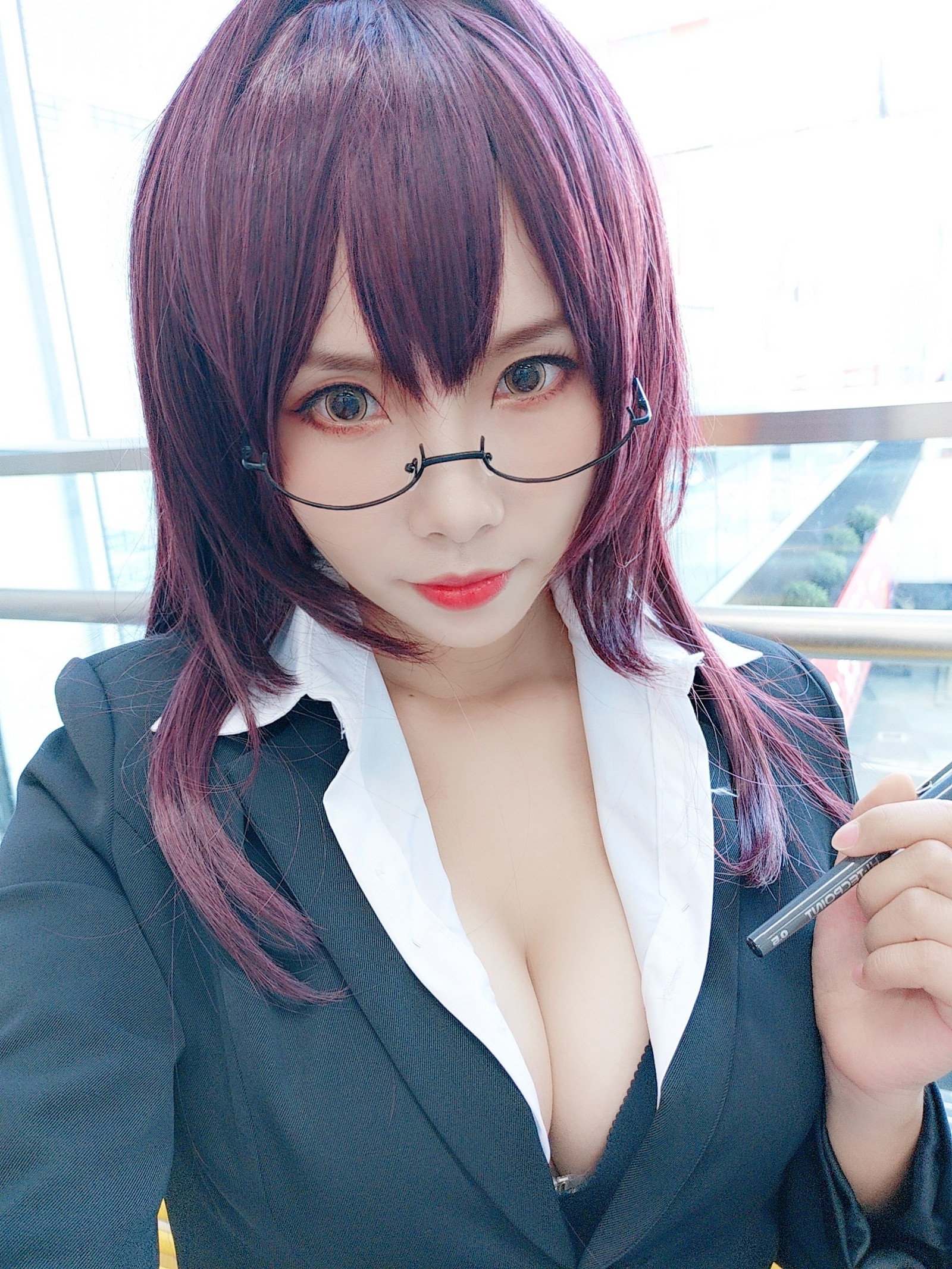 Neko-薇薇 斯卡哈 自拍风 Cosplay 高清写真（11P｜18MB）插图1