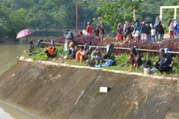 Situ Leutik di Desa Cibeureum, Banjar, Kota Banjar, Jawa Barat.