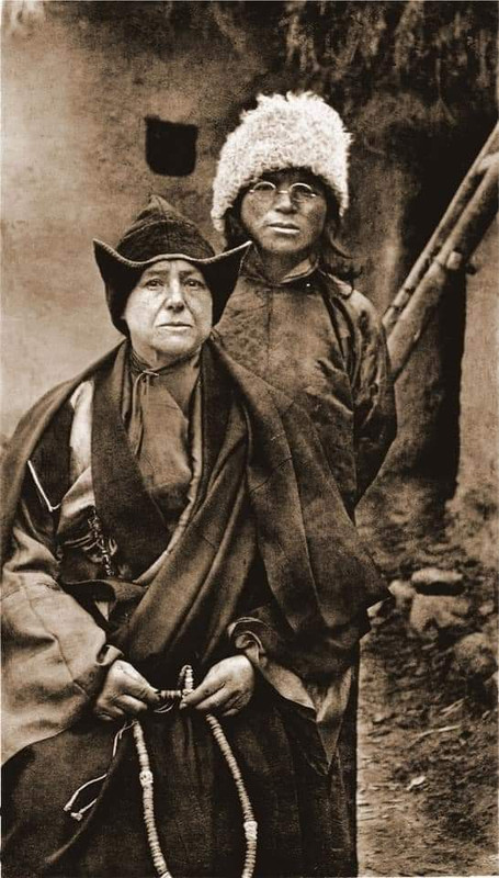 Alexandra David Ne el et le Lama Aphur Yongden au Tibet