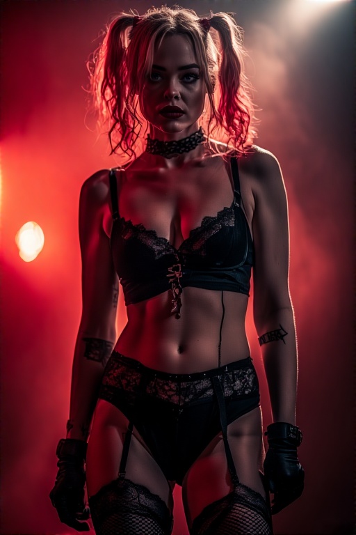 Harley-Quinn-in-black-Gothic-u-13