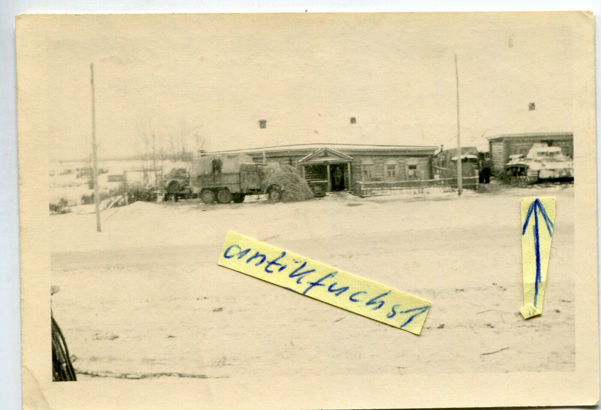 Panzer in weiß vom Panzer Rgt.35 vor Tula in Rußland