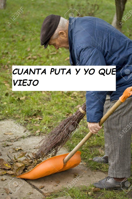 8091756-retrato-de-un-viejo-trabajando-en-el-jardín-