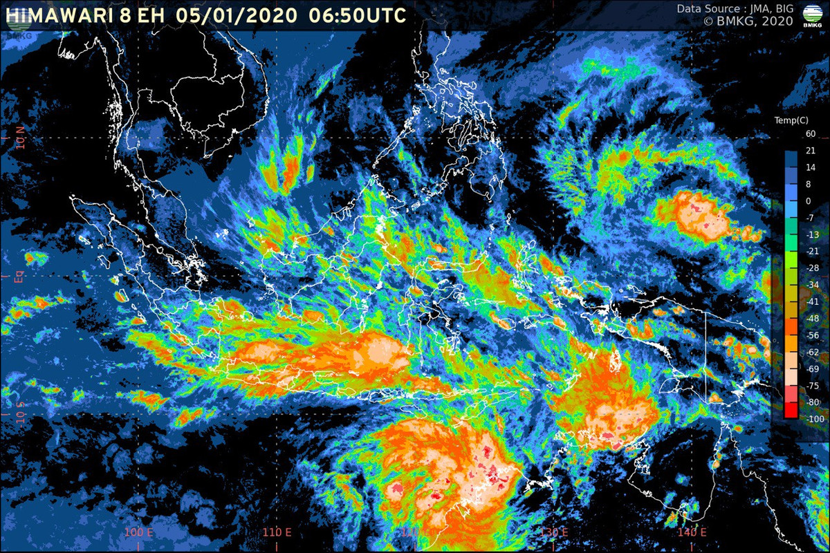 Prakiraan Cuaca Bmkg 5 12 Januari 2019 Di Indonesia Waspada Cuaca