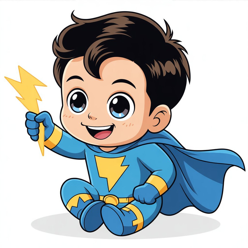 Lightning Tot Pose 2