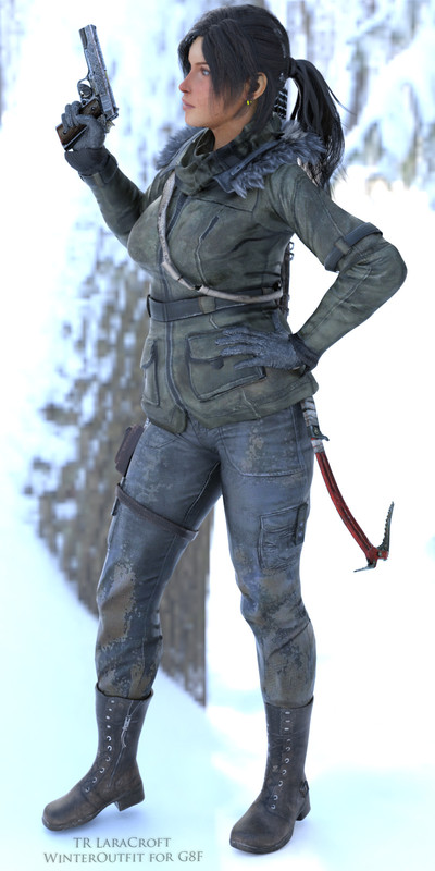 TR LaraCroft WinterOutfit for G8F