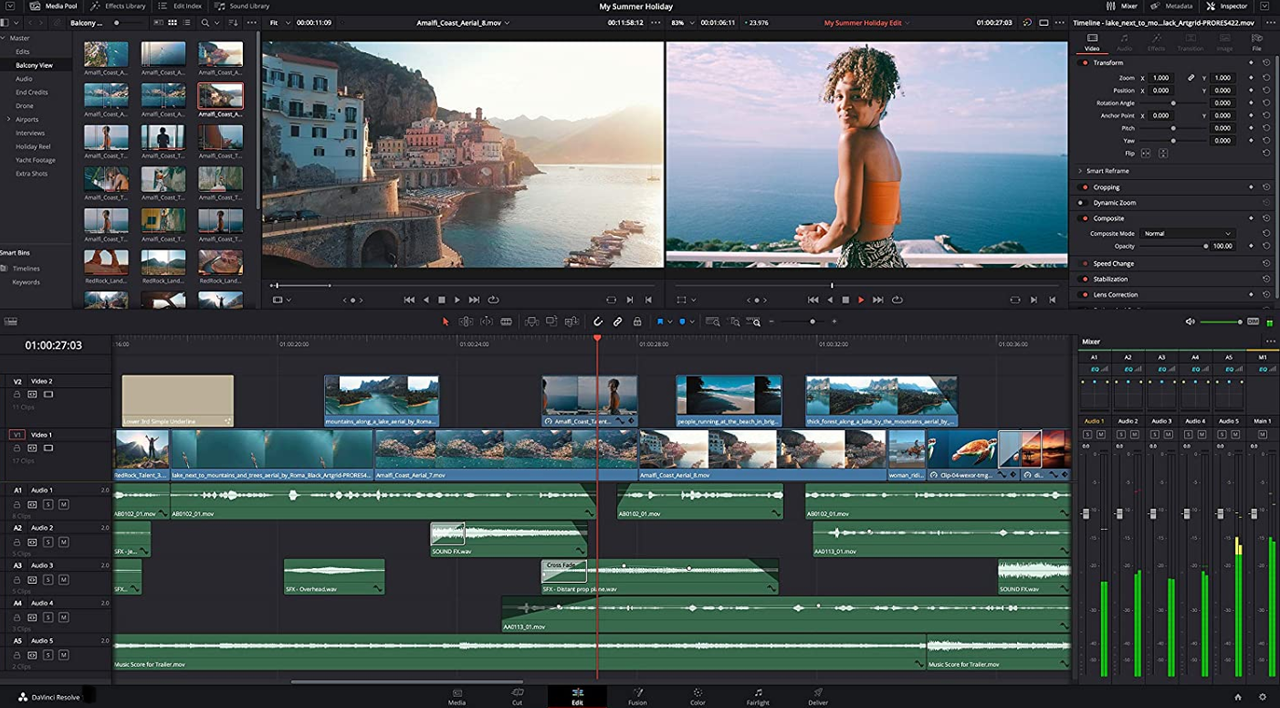 Edición de vídeo profesional todo en uno, DaVinci Resolve 20.2.1
