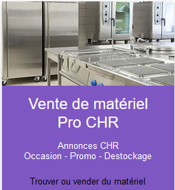 Vente de materiel CHR