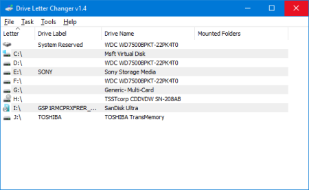 Drive Letter Changer 1.4 Multilingual