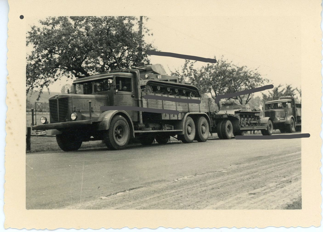 Panzer I Tank 6.Pz.Div. PzAbt 65 Lkw Büssen NAG 