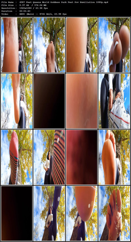 4987 Feet Queens World Goddess Park Feet Pov Humiliation 1080p mp4