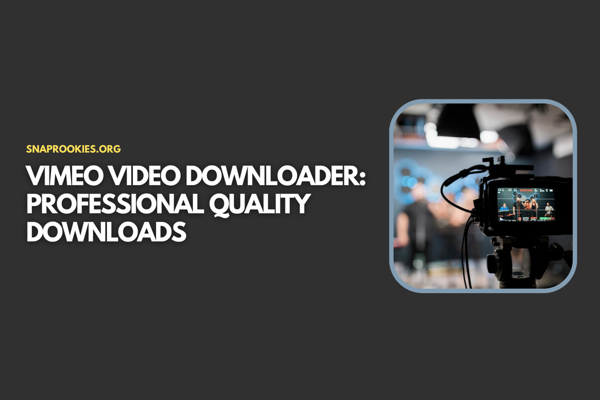 Vimeo Video Downloader: Professional Quality Downloads