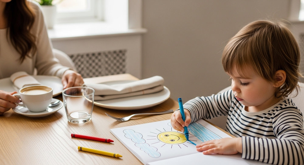 Детали для увлечения ребенка за столом