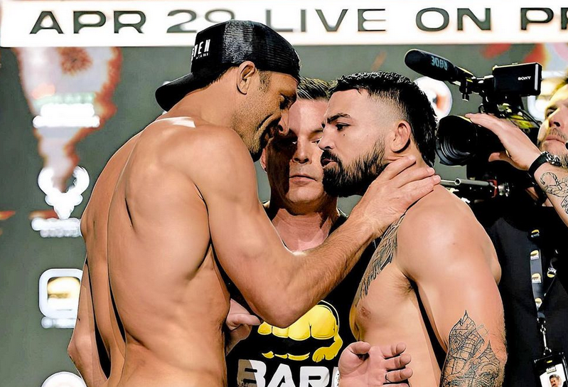 Напрежение на кантара преди BKFC 41