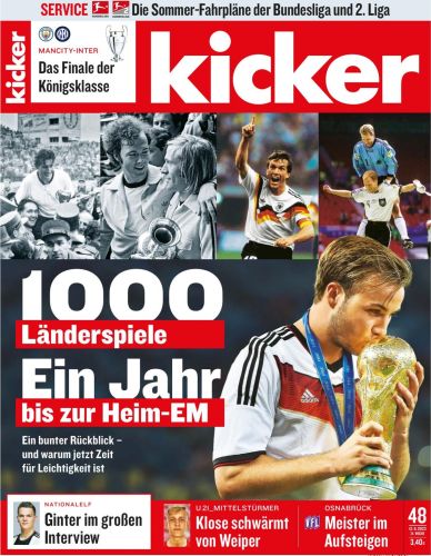 Cover: Kicker Sportmagazin No 48 vom 12  Juni 2023